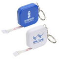 Square Tape Measure Keychain